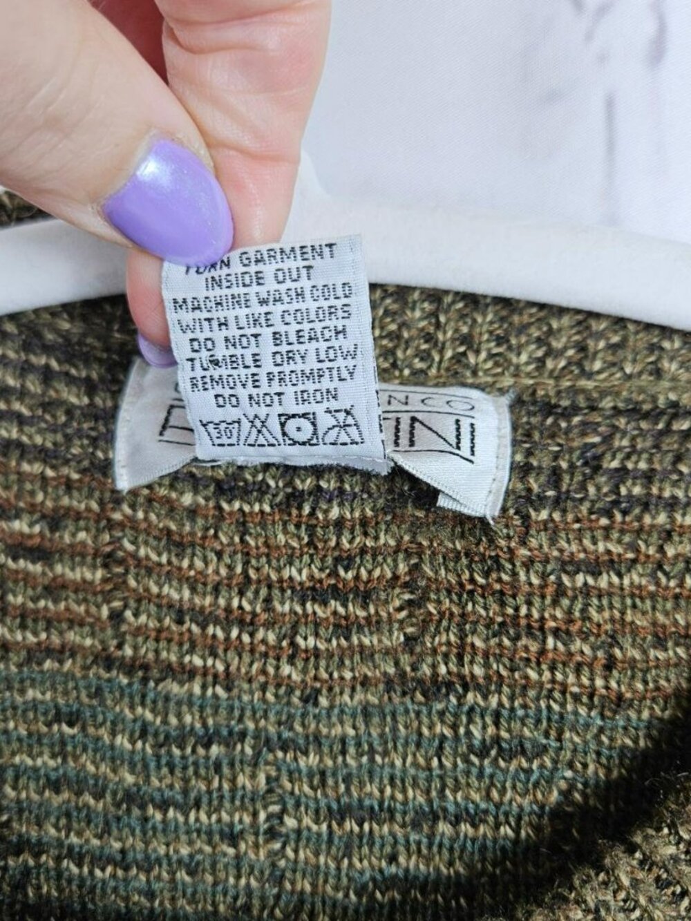 Gianfranco Ruffini Italy Large Multicolor Acrylic Sweater Mens Brown Y2K Style - Picture 3 of 11